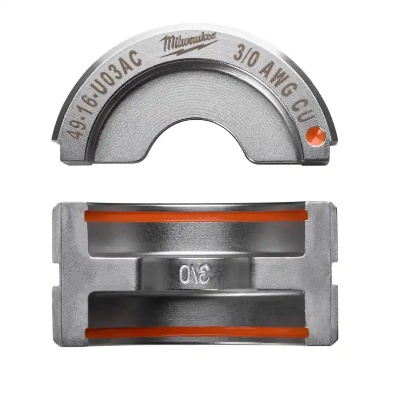 Milwaukee Electric 3/0 Copenper U Style Die - MLW-49-16-U03AC