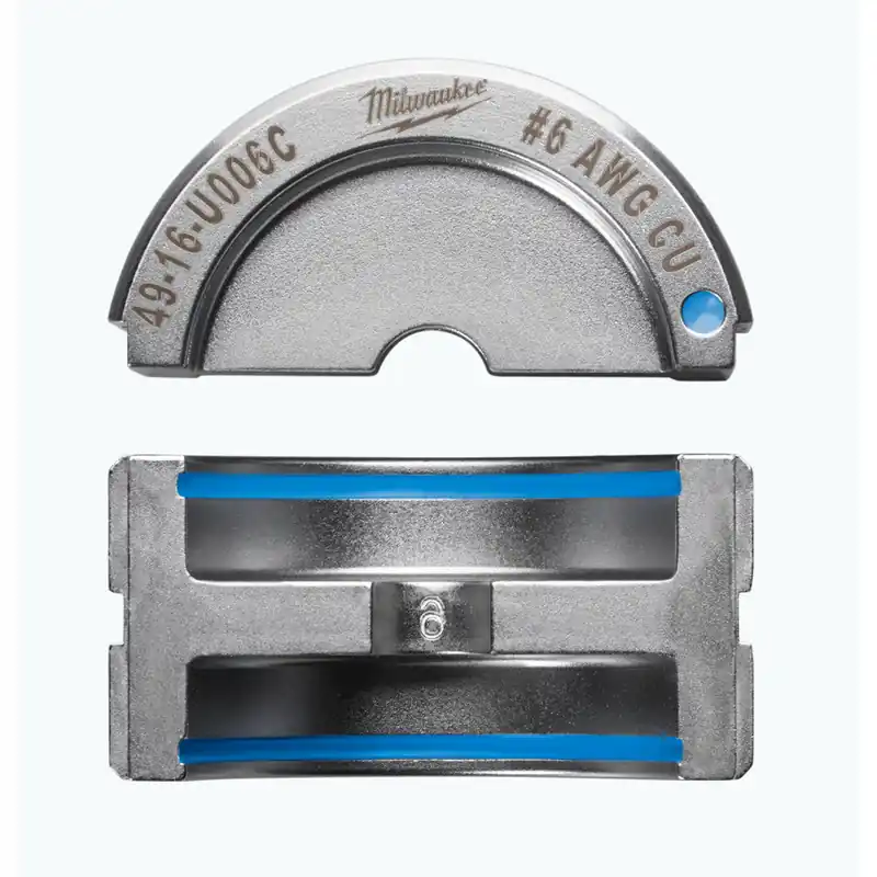 Milwaukee Electric 6 Copenper U Style Die - MLW-49-16-U006C