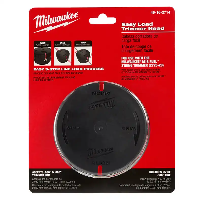 Milwaukee Electric Easy Load Trimmer Head - MLW-49-16-2748