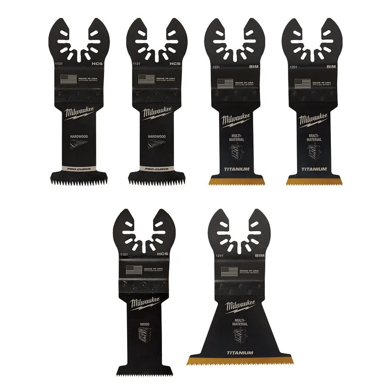 Milwaukee Electric 6Pc Osc Multi Tool Blade Kit - MLW-49-10-9112
