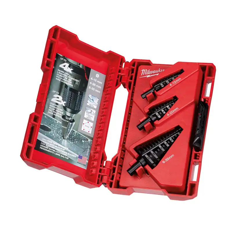 Milwaukee Electric Step Bit Metric 3Pc Set - MLW-48-89-9399