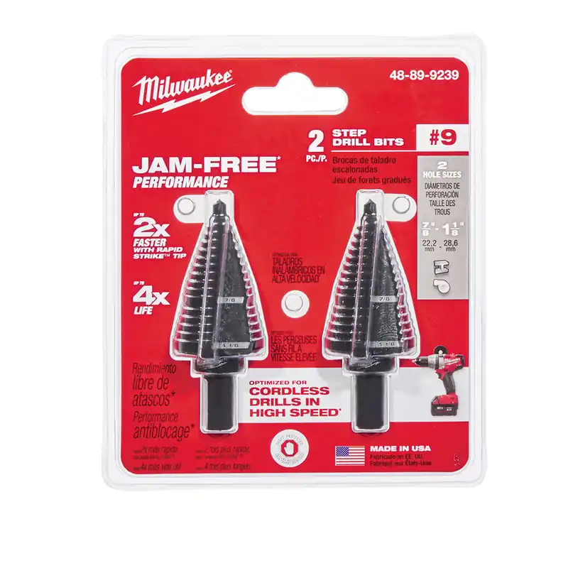 Milwaukee Electric Set, Step Bit 9 2Pack - MLW-48-89-9239