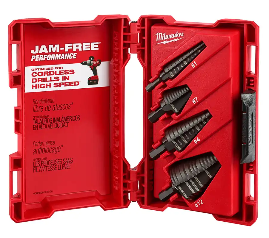 Milwaukee Electric Step Bit 4Pc Kit - MLW-48-89-9223