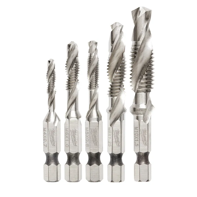 Milwaukee Electric 5Pc Metric Impact Drill Tap Set - MLW-48-89-4875