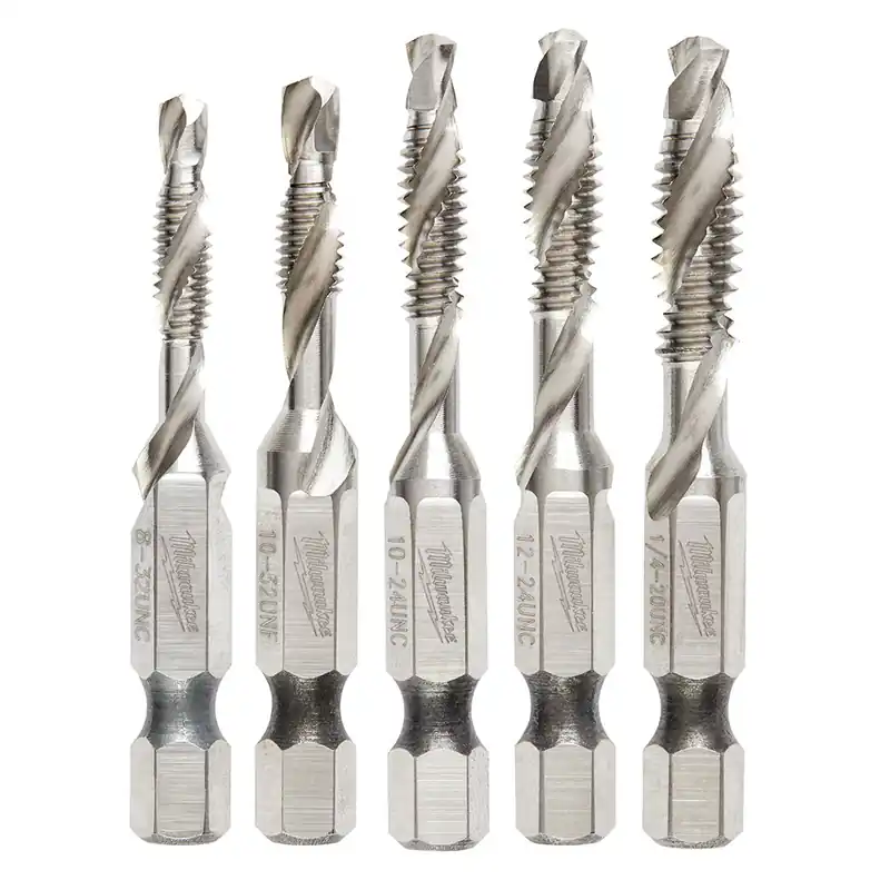 Milwaukee Electric 5Pc Sae Impact Drill Tap Set - MLW-48-89-4874