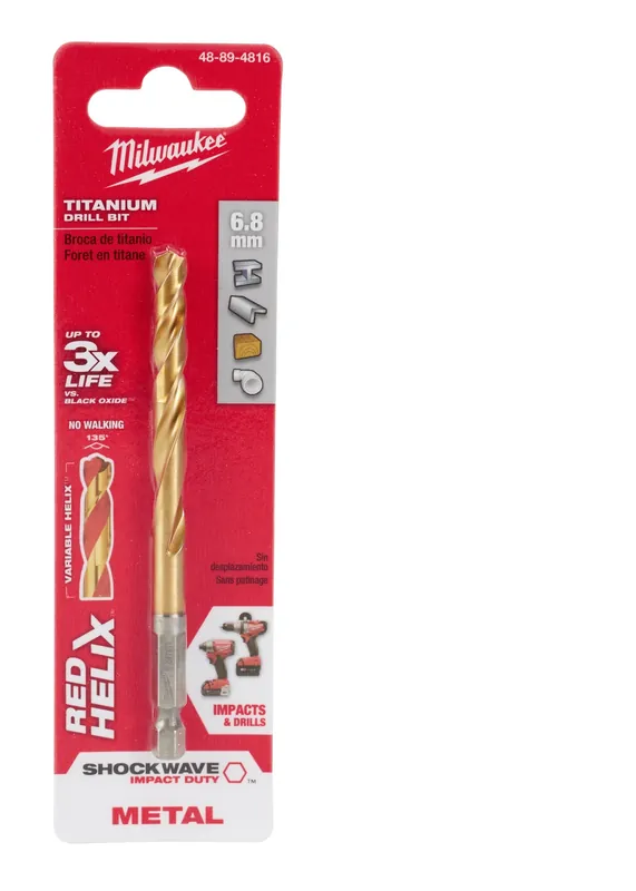 Milwaukee Electric Us Metric Tin Rh 6.8Mm - MLW-48-89-4816