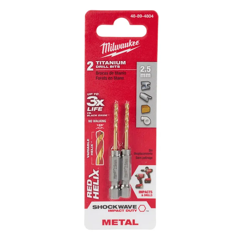 Milwaukee Electric Us Metric Tin Rh 2.5Mm - MLW-48-89-4804