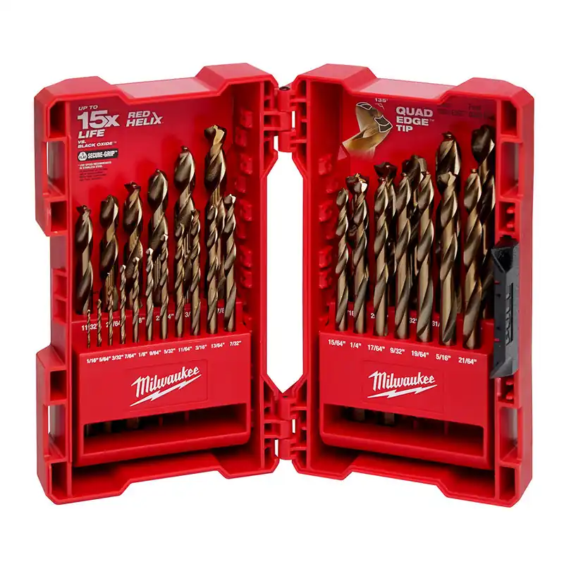 Milwaukee Electric Cobalt Red Helix 29 Piece Set - MLW-48-89-2332