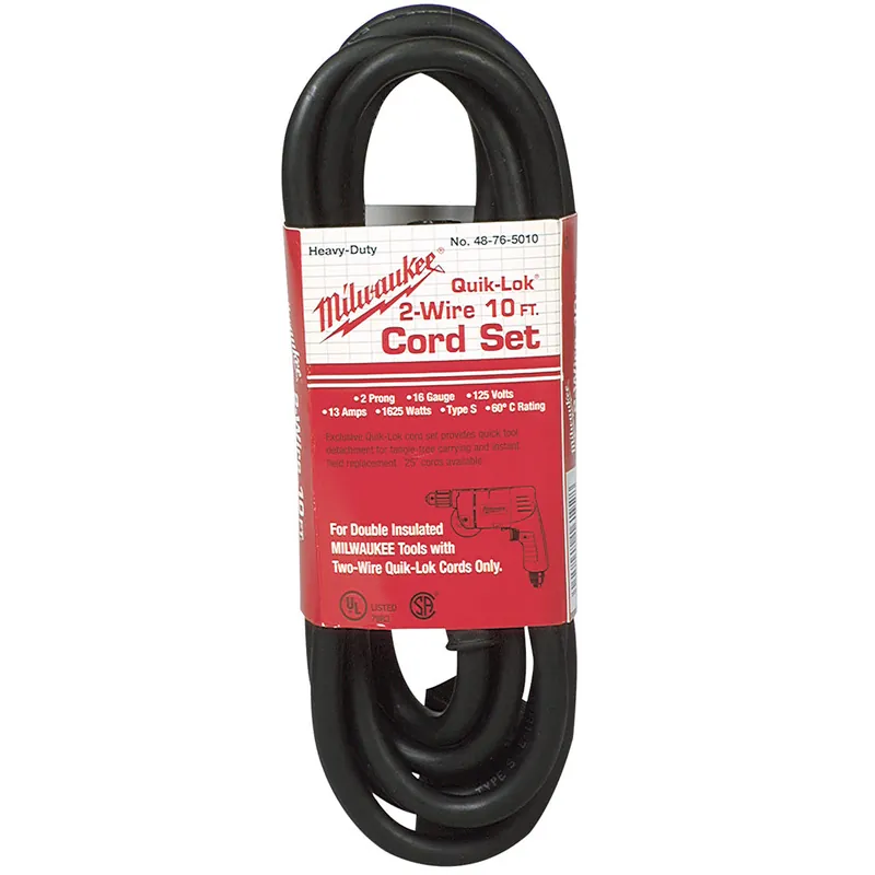 Milwaukee Electric 10 Ft 14-2 Sj Q-Lok Cord Set - MLW-48-76-5110