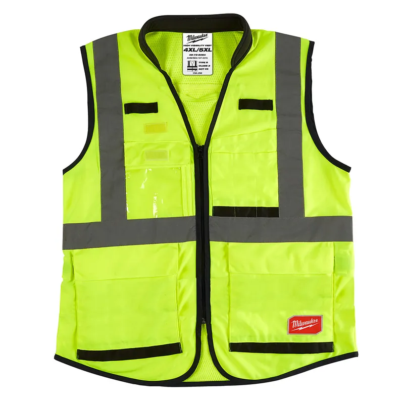 Milwaukee Electric (12) Prem Hi-Vis Vest-Ylw-4X/5X (Csa) - MLW-48-73-5084