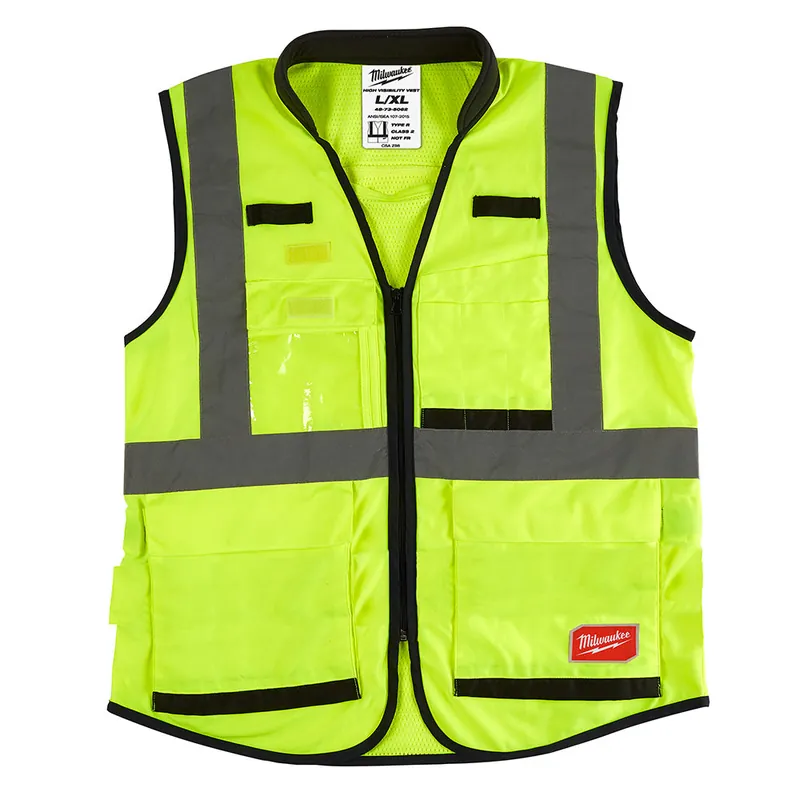 Milwaukee Electric (12) Prem Hi Vis Vest-Ylw-2Xl/3Xl - MLW-48-73-5083