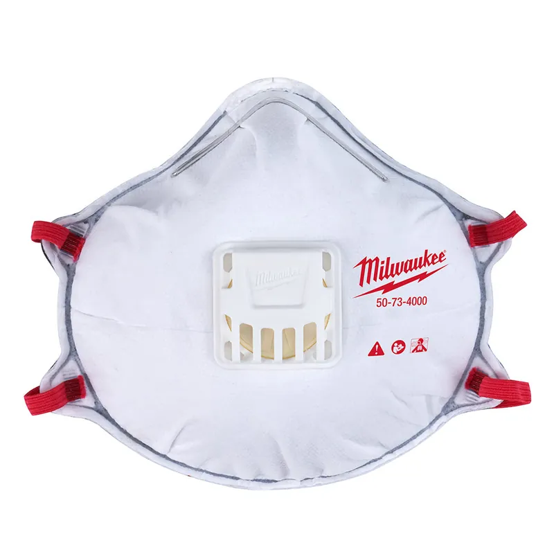 Milwaukee Electric (12) Disp N95 Respirator W/Gasket - MLW-48-73-4001