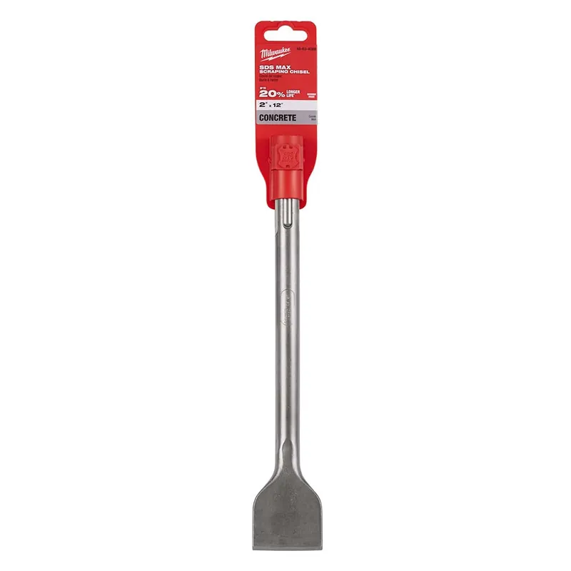 Milwaukee Electric Sdsmax Demo 2" X 12" Scraping Chsl - MLW-48-62-4089