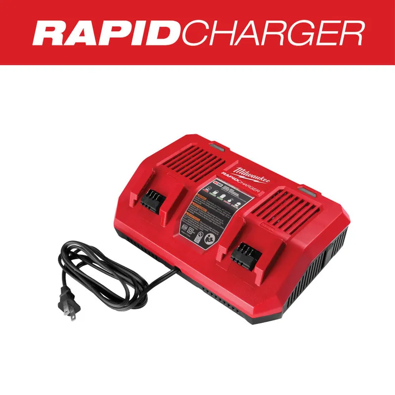 Milwaukee Electric M18 Dual Bay Rapid Charger - MLW-48-59-1802