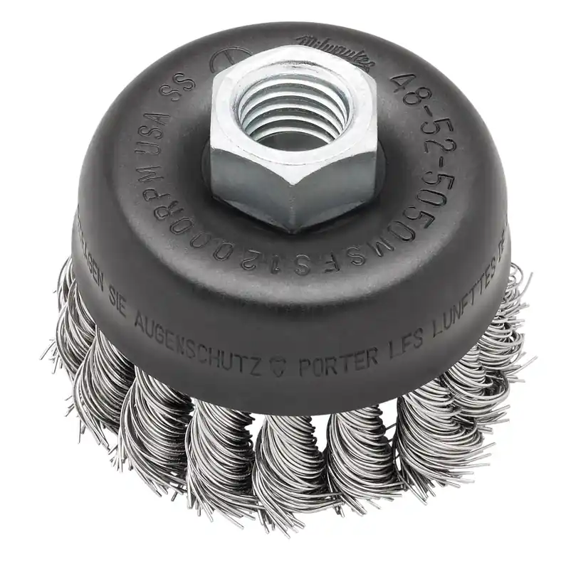 Milwaukee Electric 3" Knot Cup Brush - 48-52-5050 - MLW-48-52-5050