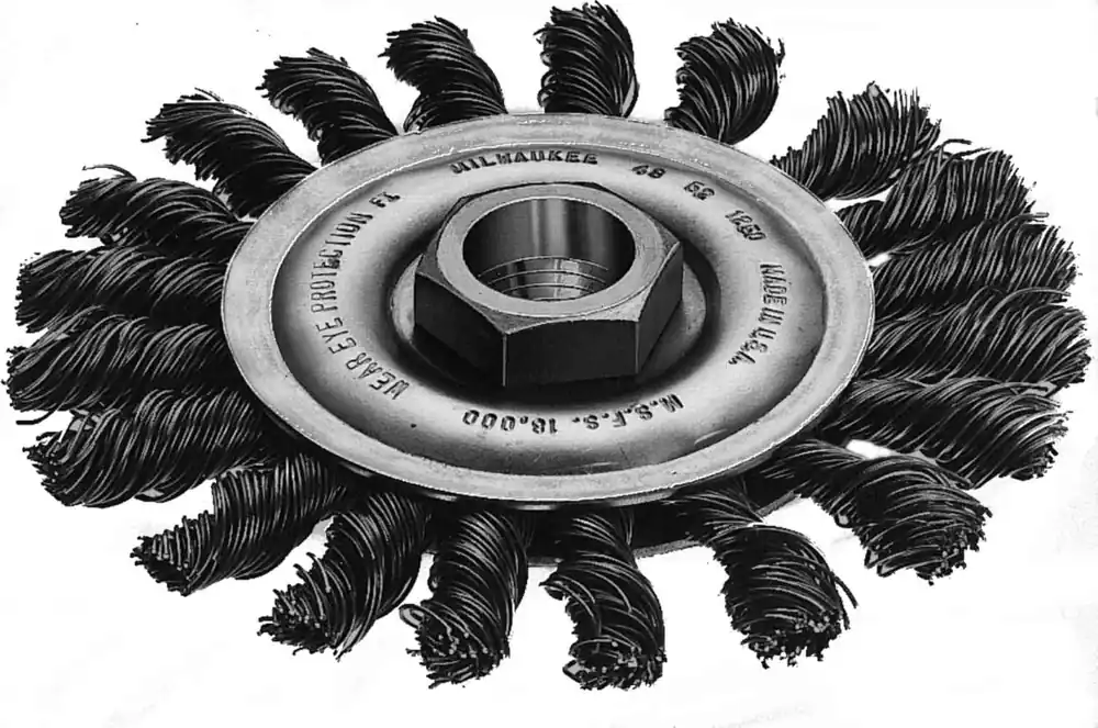 Milwaukee Electric 4"Cable Twist Knot Wheel - 48-52-5030 - MLW-48-52-5030