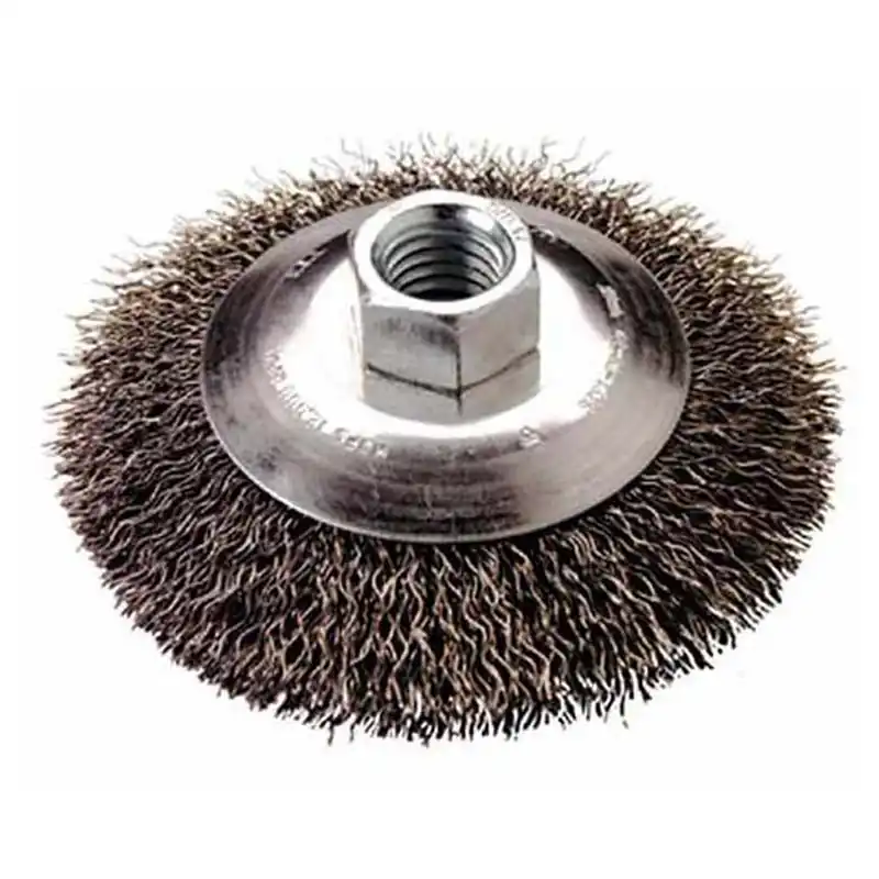 Milwaukee Electric 4"X 5/8"Bevel Crimped Brush Ss - MLW-48-52-1335