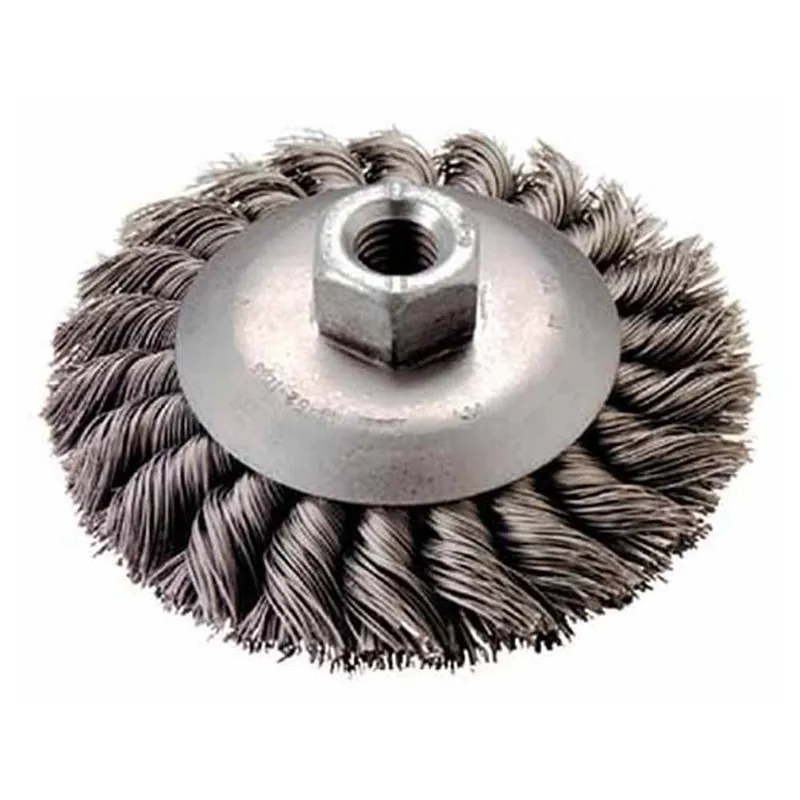 Milwaukee Electric 4"X 5/8"Bevel Knotted Brush Ss - MLW-48-52-1315