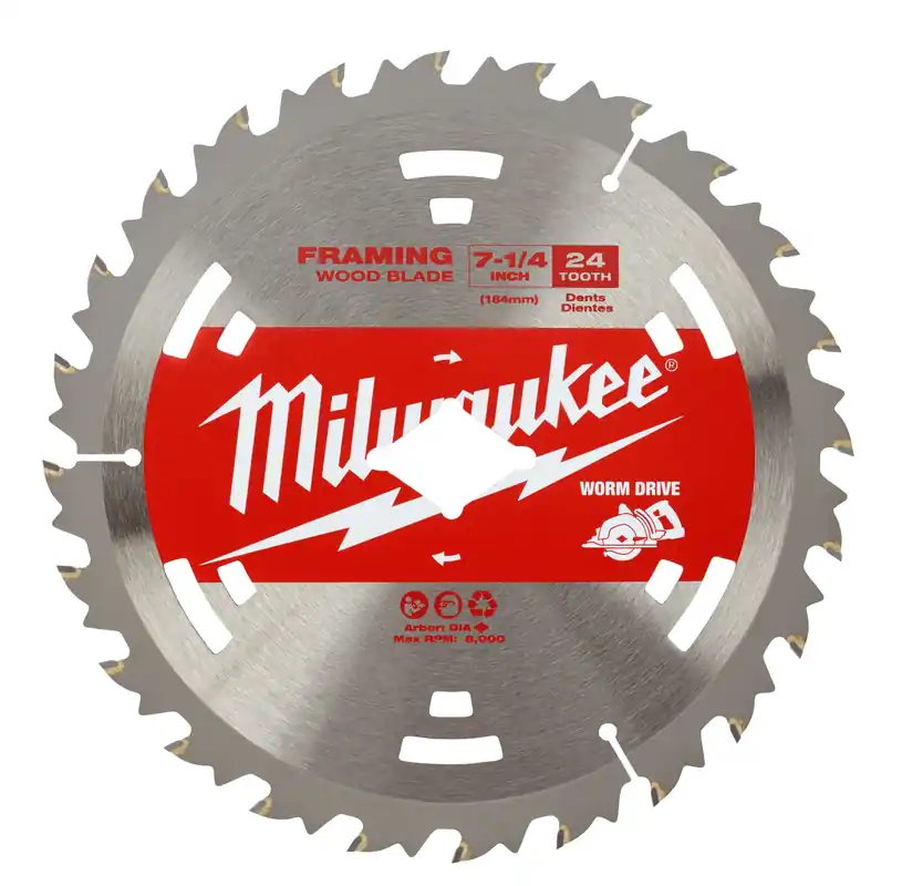 Milwaukee Electric 7-1/4"24T Bas Wrenchmdrv Bld Bulk10 - MLW-48-41-0713