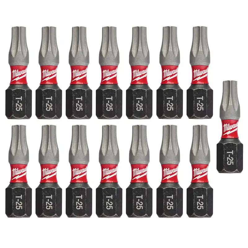 Milwaukee Electric 15Pk Insert Bit T25 Tictac - MLW-48-32-5014