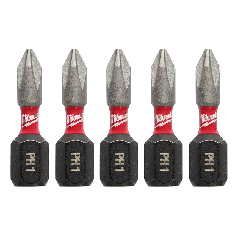 Milwaukee Electric 5Pk Insert Bit Ph1 - MLW-48-32-4661