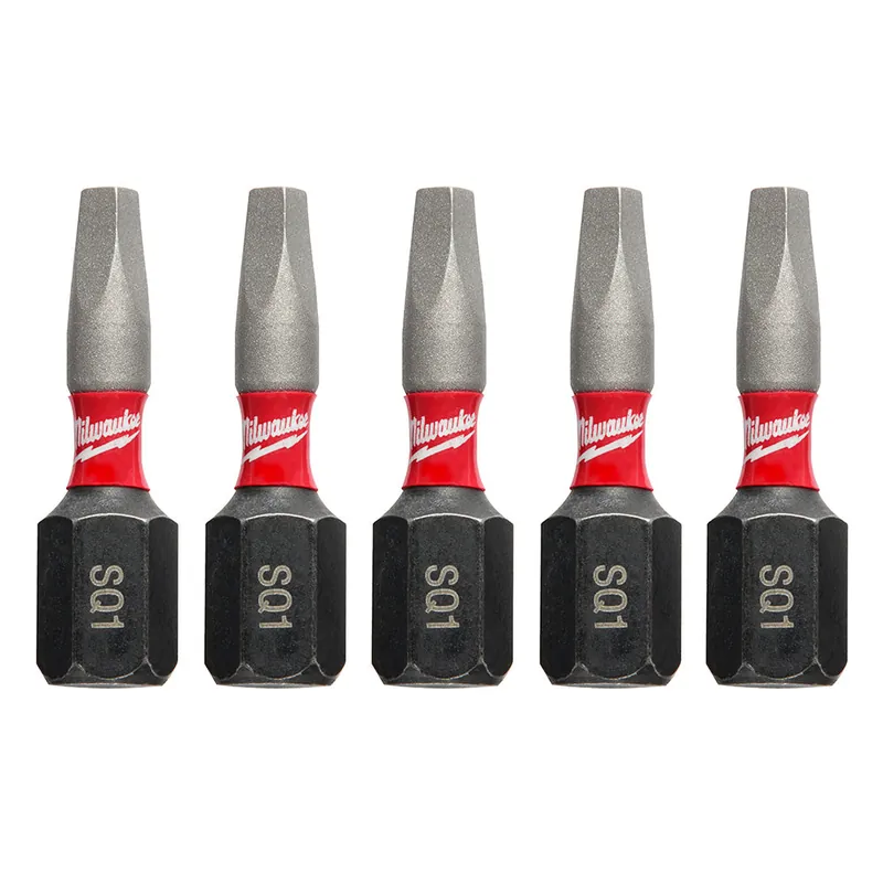 Milwaukee Electric 5Pk Insert Bit Sq1 - MLW-48-32-4621