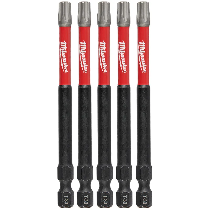 Milwaukee Electric (6) 5Pk 3-1/2" Pwrench Bit T30 - MLW-48-32-4580