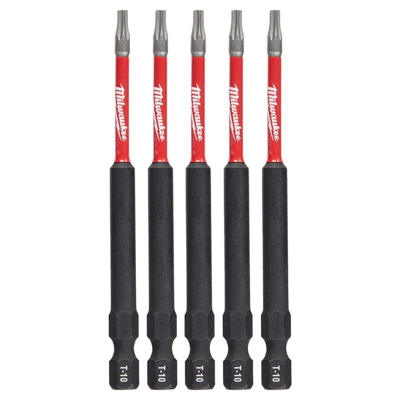Milwaukee Electric (6) 5Pk 3-1/2" Pwrench Bit T10 - MLW-48-32-4576