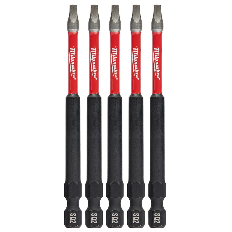 Milwaukee Electric 5Pk 3-1/2" Pwrench Bit Sq2 - MLW-48-32-4574