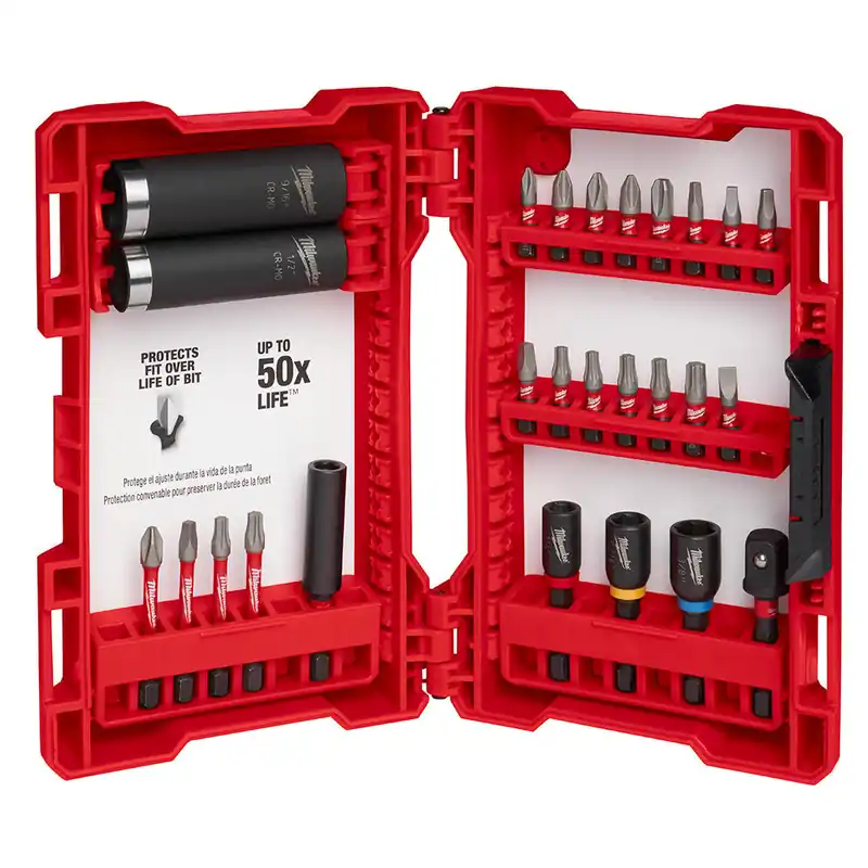Milwaukee Electric (5)26Pc Impact Set Shockwave - MLW-48-32-4408