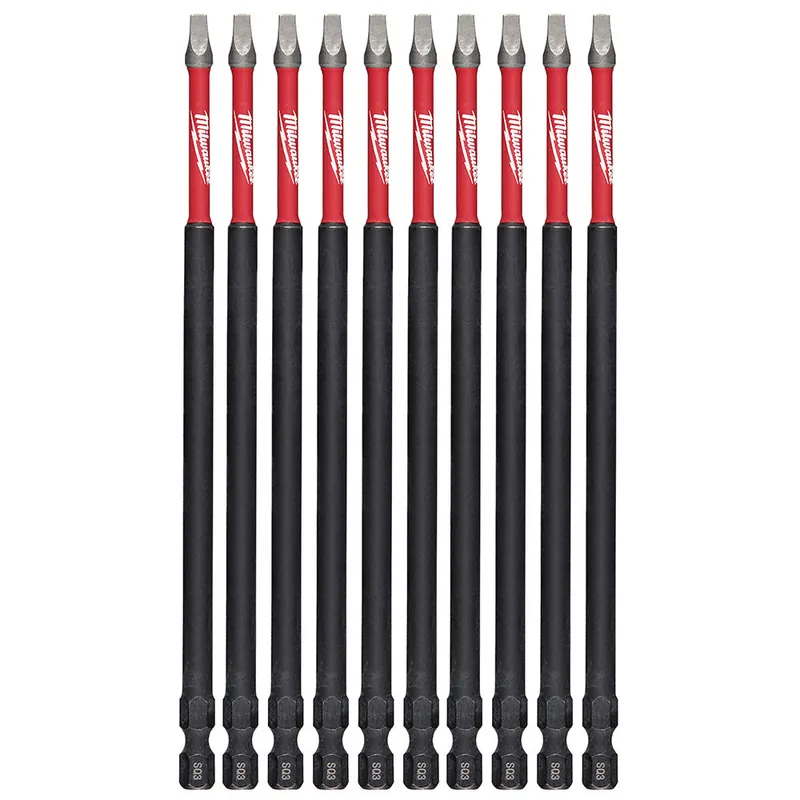 Milwaukee Electric 6" Power Bit Sq3 10Pk - MLW-48-32-4216