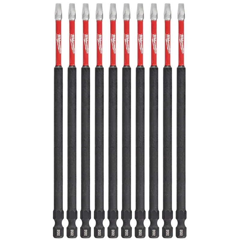 Milwaukee Electric 6" Power Bit Sq2 10Pk - MLW-48-32-4215
