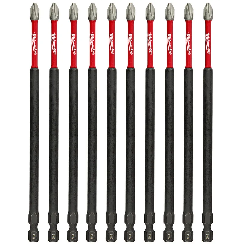 Milwaukee Electric 6" Power Bit Ph2 10Pk - MLW-48-32-4207