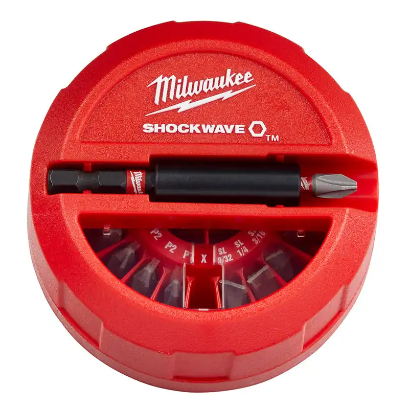 Milwaukee Electric (10) 22Pc Shockwave Puck Pdq Box - MLW-48-32-4012