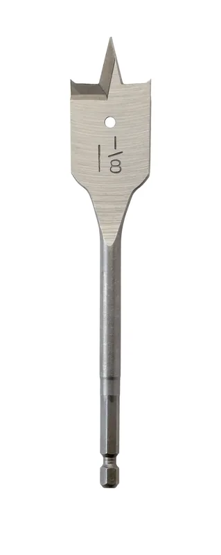 Milwaukee Electric 1-1/8" X 6" Flat Boring Bit - MLW-48-27-1121
