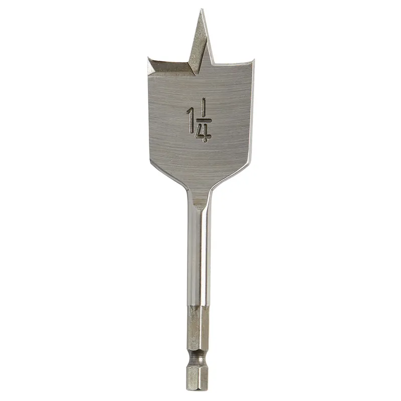 Milwaukee Electric 1-1/4" X 4.5" Flat Boring Bit - MLW-48-27-0015