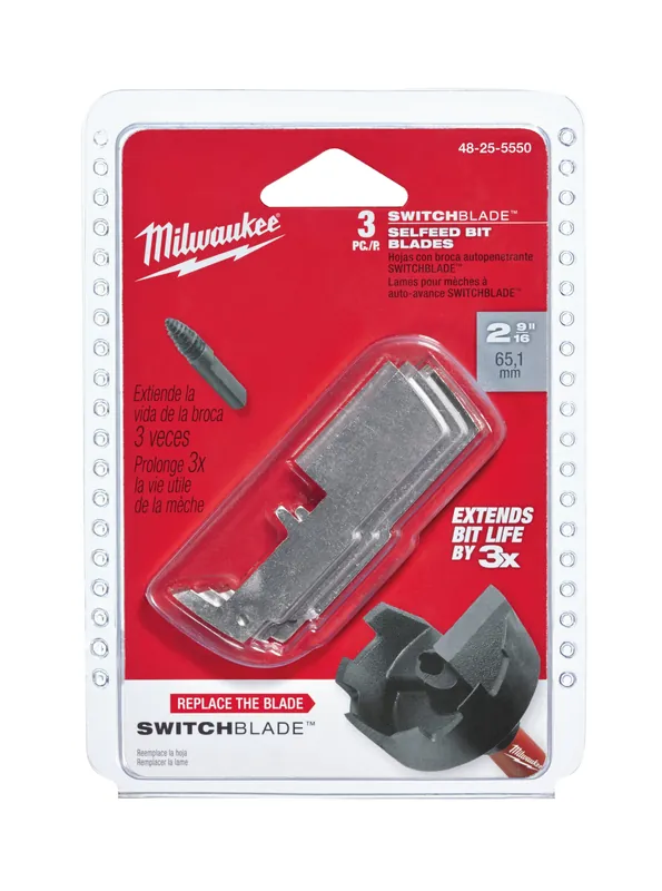 Milwaukee Electric 2-9/16"Switchb Sfb Blade3Pk - MLW-48-25-5550