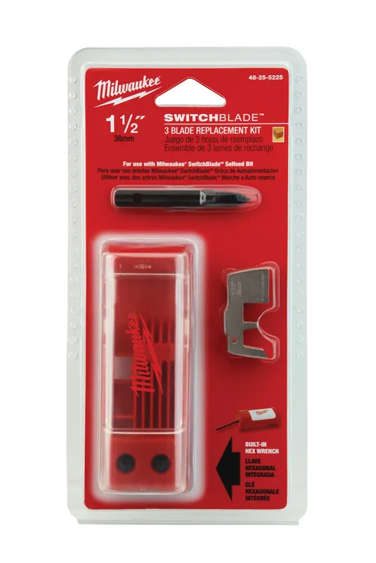 Milwaukee Electric 1-1/2" 3Pk Switchblades - MLW-48-25-5225