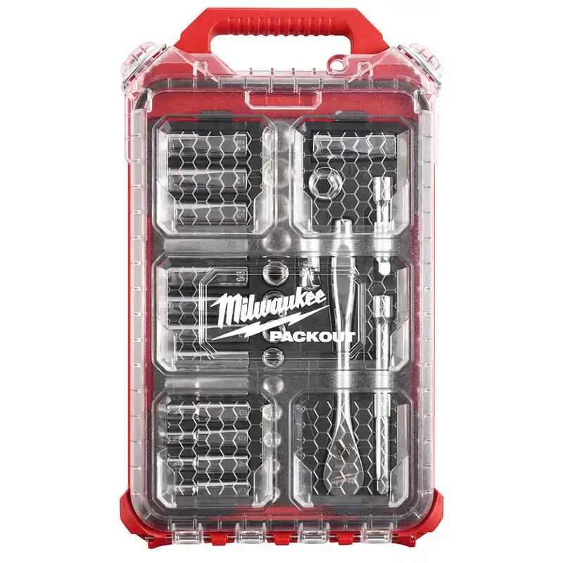 Milwaukee Electric 32Pc Rtcht/Socket W/Pkout Lp Comp Org - MLW-48-22-9482