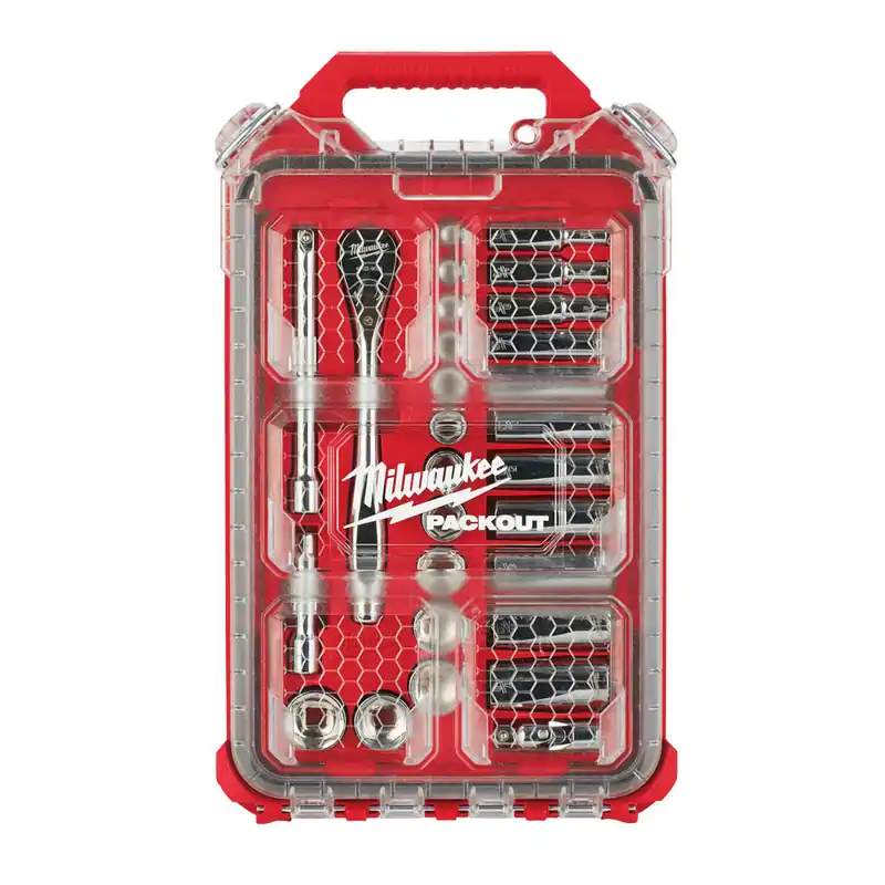 Milwaukee Electric 3/8" - 28Pc Rtcht/Socket Set In Pkout - MLW-48-22-9481