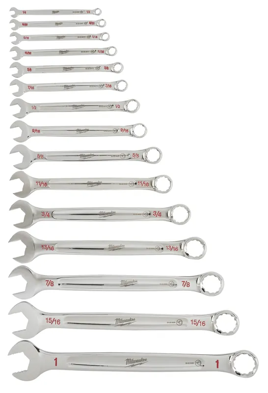 Milwaukee Electric 15-Pc Sae Combo Wrench Kit - MLW-48-22-9415
