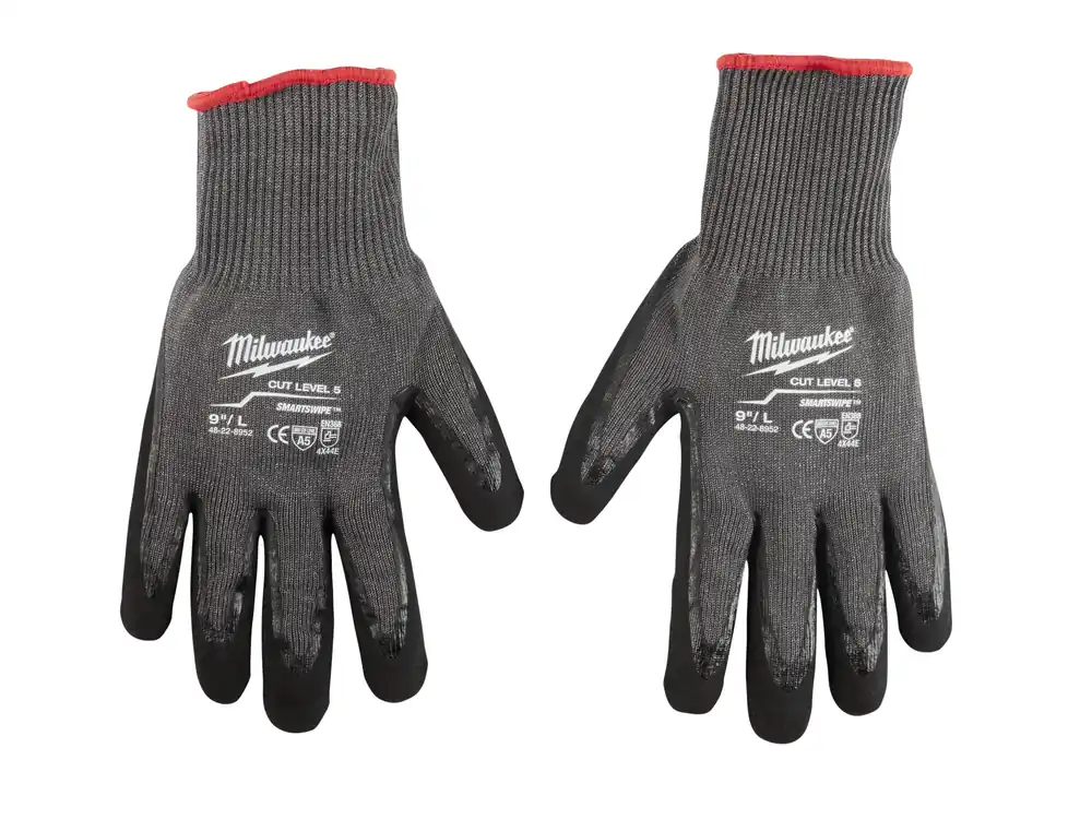 Milwaukee Electric (12) Cut 5 Nitrile Gloves 12 Pk - L - MLW-48-22-8952B