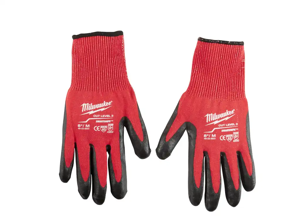 Milwaukee Electric (6) Cut 3 Nitrile Gloves - M - MLW-48-22-8931