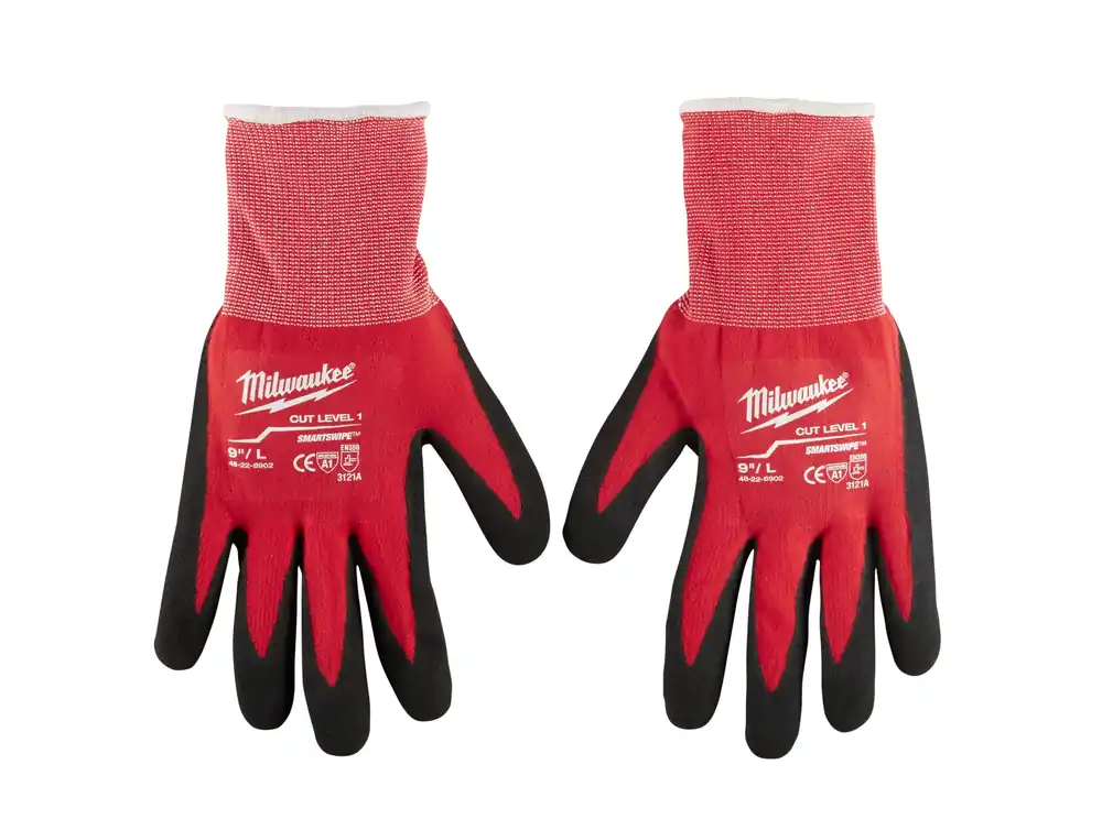 Milwaukee Electric (6) Cut 1 Nitrile Gloves - L - MLW-48-22-8902