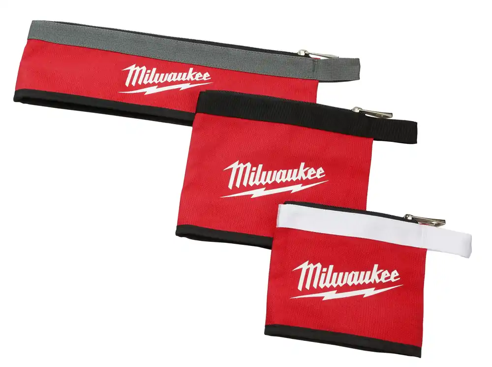 Milwaukee Electric 3Pc Multi-Size Zipper Pouch - MLW-48-22-8183