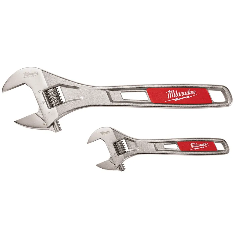 Milwaukee Electric 2Pk 10" And 6" Adjustable Wrench - 48-22-7400 - MLW-48-22-7400
