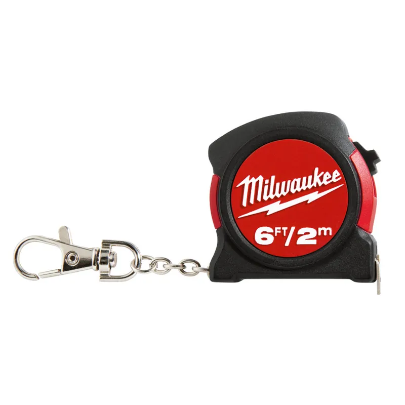Milwaukee Electric (12) 6Ft/2M Keychain Tape - Bulk - MLW-48-22-5506