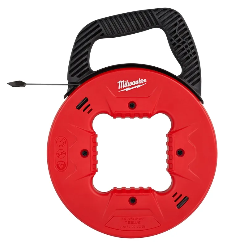 Milwaukee Electric 25‘ 1/4" Steel Fish Tape - MLW-48-22-4181