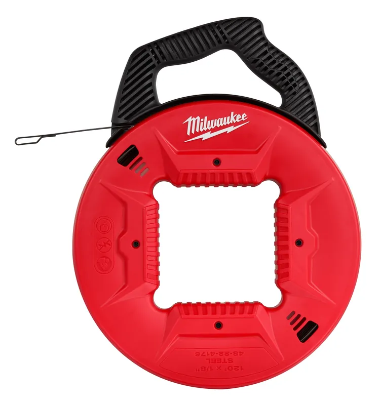Milwaukee Electric 120 1/8" Steel Fish Tape - MLW-48-22-4176
