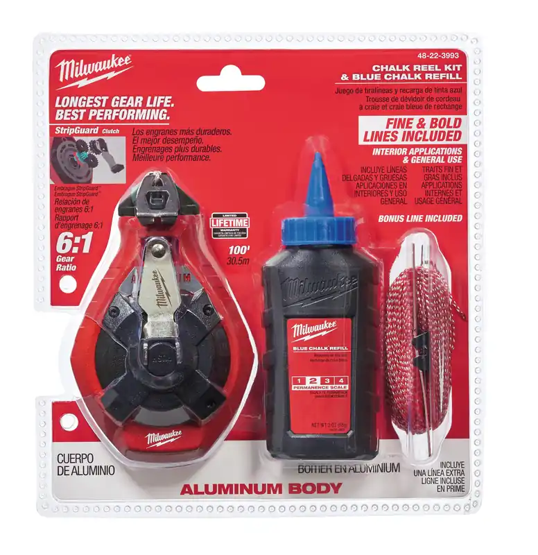 Milwaukee Electric Aluminum Chalk Reel Kit - 48-22-3993 - MLW-48-22-3993